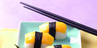 Sunshine Sushi (Nigiri Sushi mit Mango)