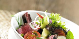 Rezepte irische Küche - Gegrillter Beef Salad