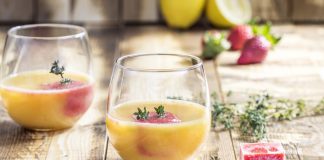 Cocktail mit Orangensaft: Orange Teatime mit Valensina Späte Ernte