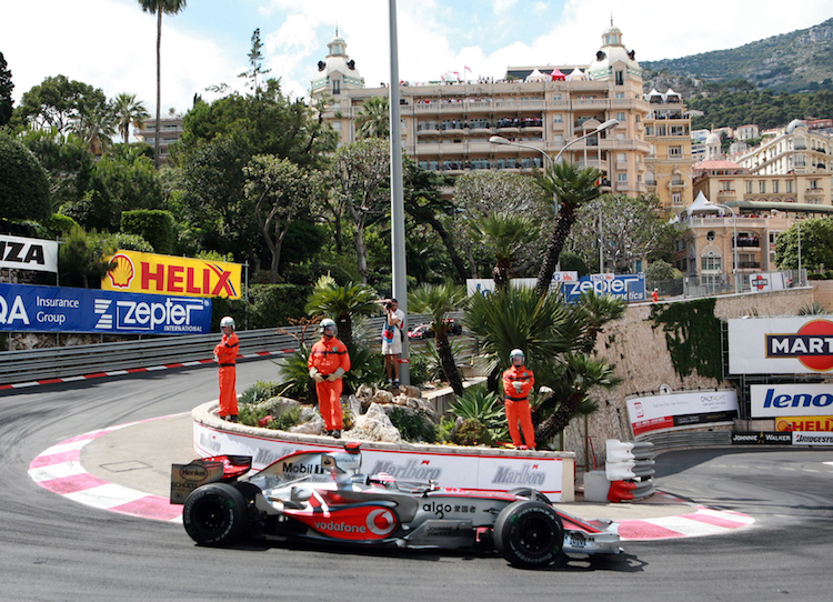 Monaco Autorennen Haarnadel