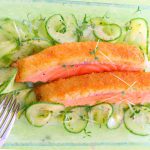 Johann Lafer Lachs mit Wasabi-Kruste