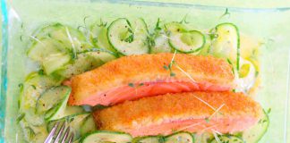 Johann Lafer Lachs mit Wasabi-Kruste