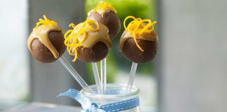 Schoko-Orangen-Cake-Pops ohne Backen