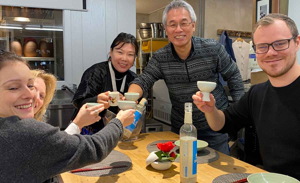 Makgeolli, das Nationalgetränk in Südkorea