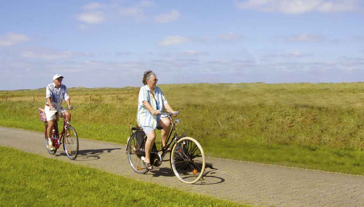 Borkum: Wind im Haar