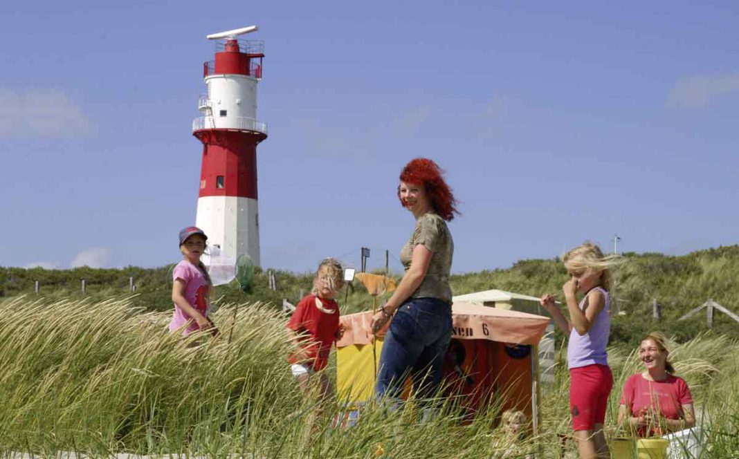 Borkum: Wind im Haar, Insel Deutschland