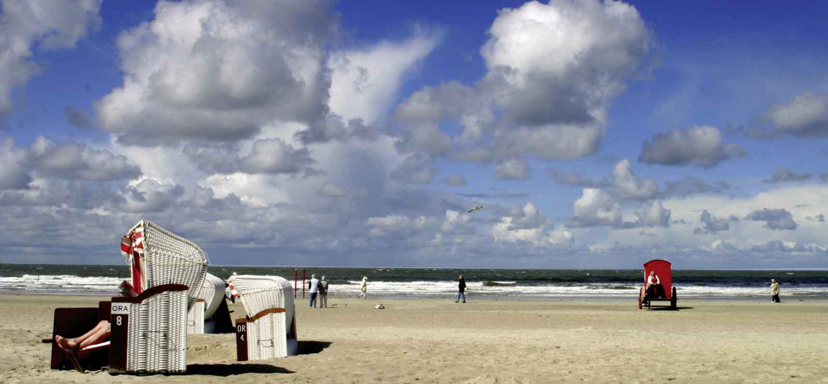 Borkum: Wind im Haar