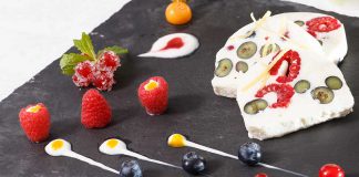 Dessert Waldbeer-Joghurt-Terrine