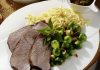 Hirschbraten mit Rosenkohl und Lebkuchensauce