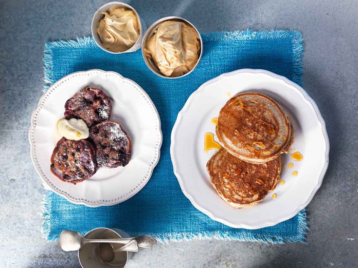 vegane Pancakes und veganes Karamelleis von Sternekoch Paul Ivic