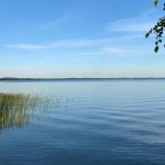 Am Stettiner Haff: Kräuselnd Blau und wogend Grün