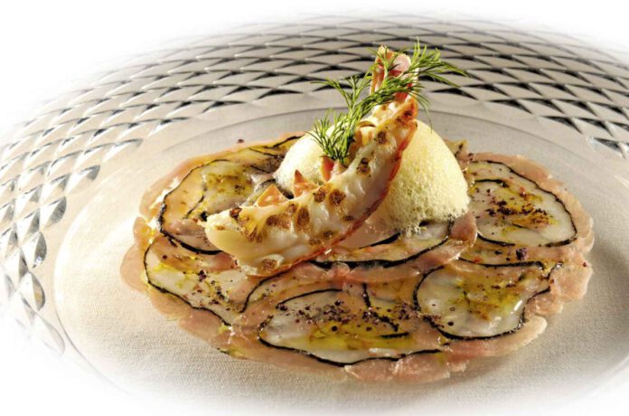 Carpaccio vom Yellowfin-Thunfisch