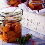 Honig-Essig-Möhren mit Cranberrys