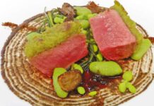 Alexander Dressel: Lamm mit Bärlauchgnocchi und Pilzen