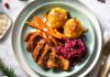 Weihnachtliche Entenbrust an Rotkohl