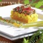 Miramar Gourmetküche: Thunfischfilet auf Fenchel-Mangosalat