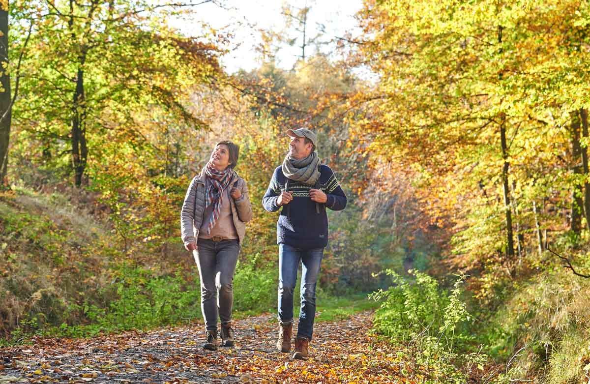 Im Spätherbst wandern an der Nordsee