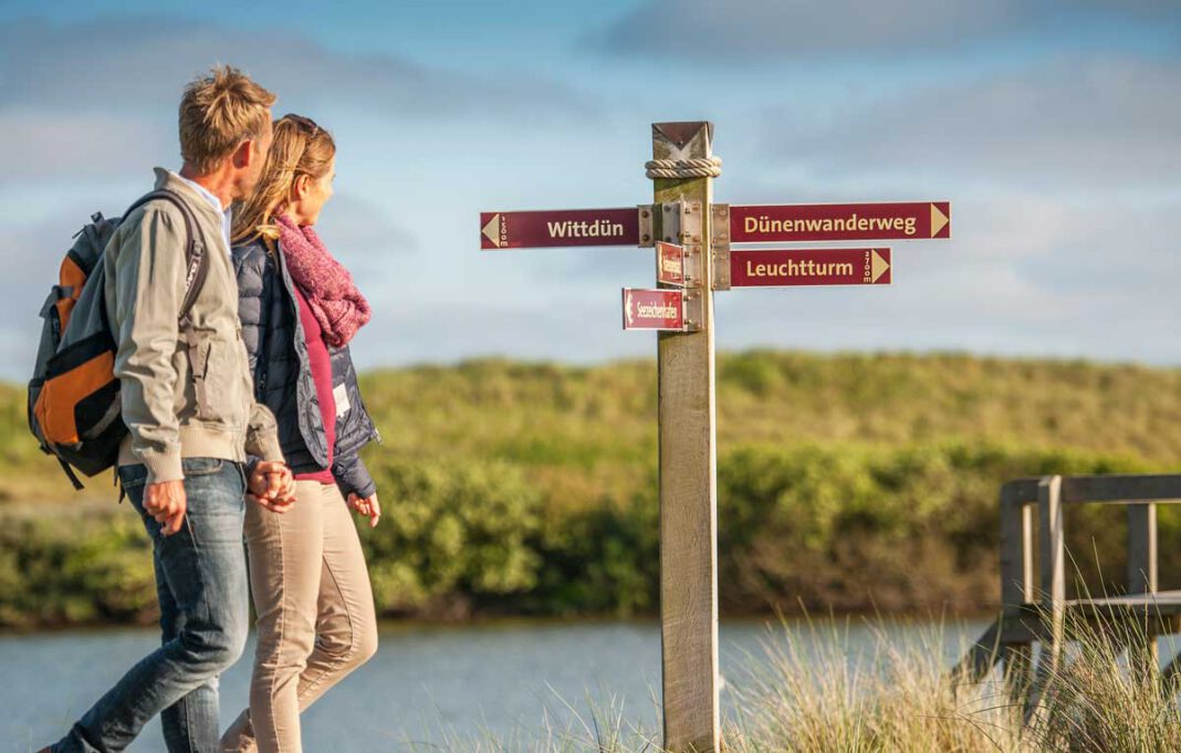 Im Spätherbst wandern an der Nordsee