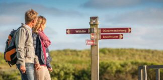 Im Spätherbst wandern an der Nordsee