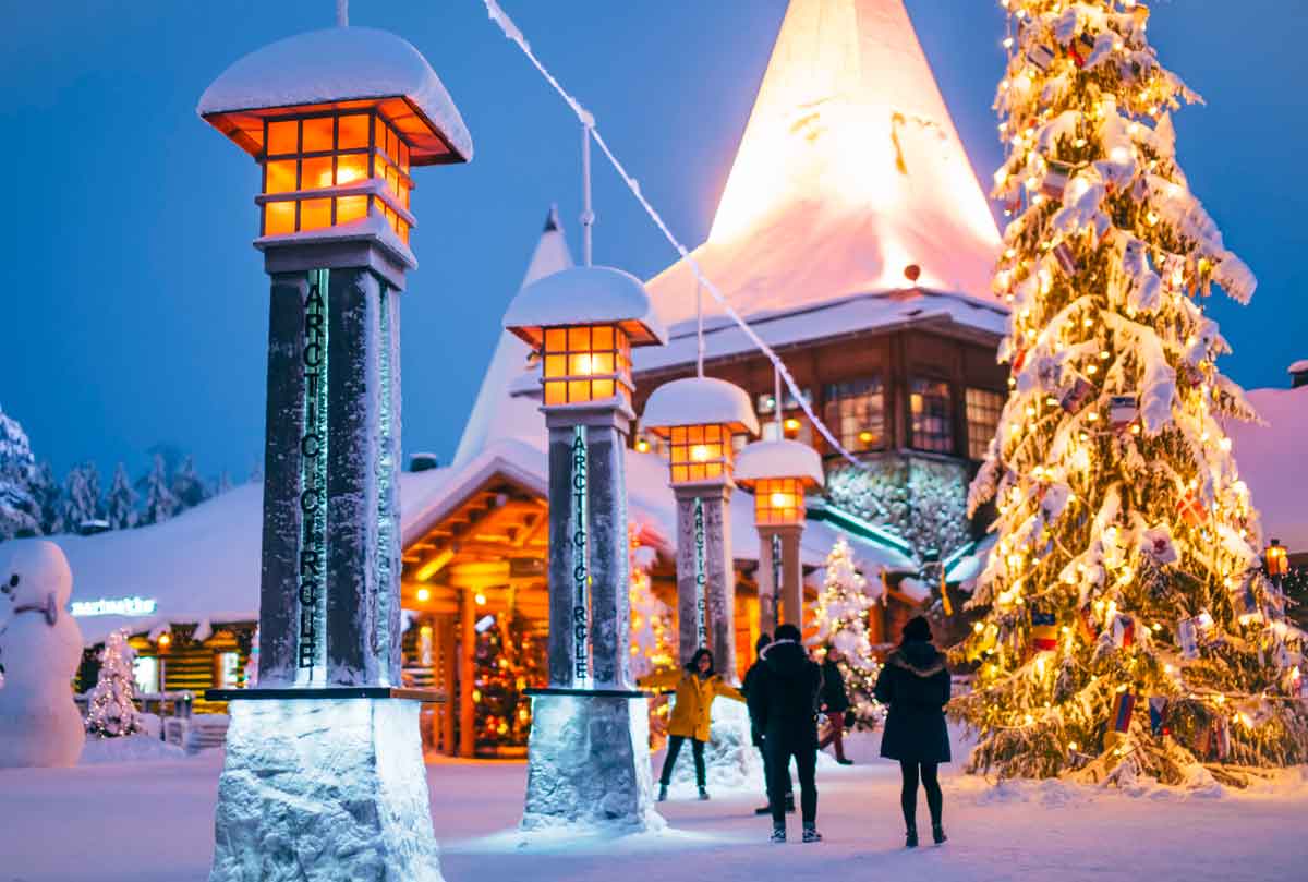 Lappland: Besuch beim Weihnachtsmann