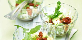Abnehm-Rezept Salat mit Physalis Goldbeeren