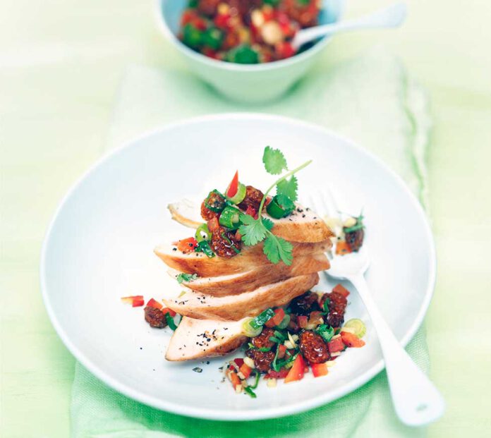 Hähnchen mit getrockneten Physalis Goldenberries