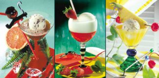 Sommerliche Trendsetter: Coko Grape, Rote Karte, Passionsfrucht-Eis-Cocktail