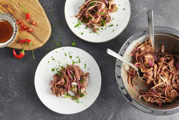 Thailändischer Rindersteak-Salat