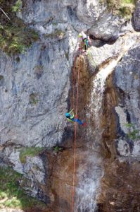 Canyoning und Klettern in der Tiroler Zugspitz Arena