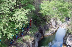 Canyoning und Klettern in der Tiroler Zugspitz Arena