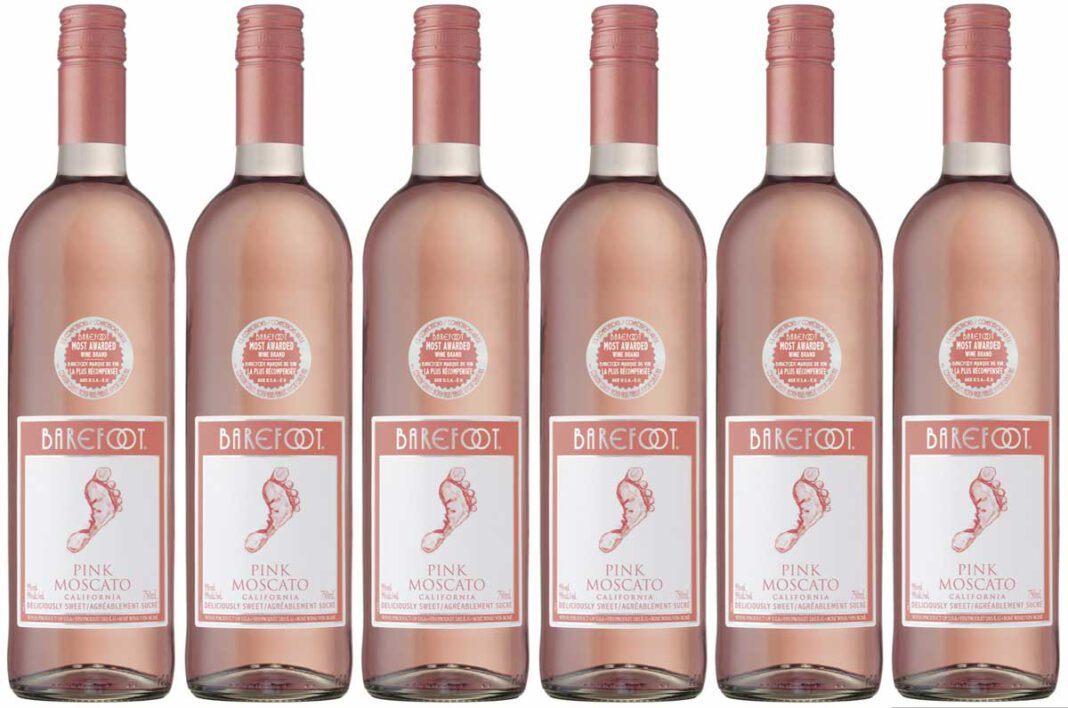 Jetzt 6 Flaschen Barefoot Pink Moscato gewinnen!