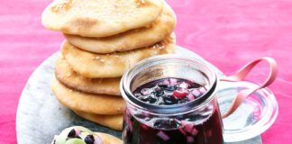 Frühstücksideen: Naanbrot mit Marmelade & gefüllte Croissants