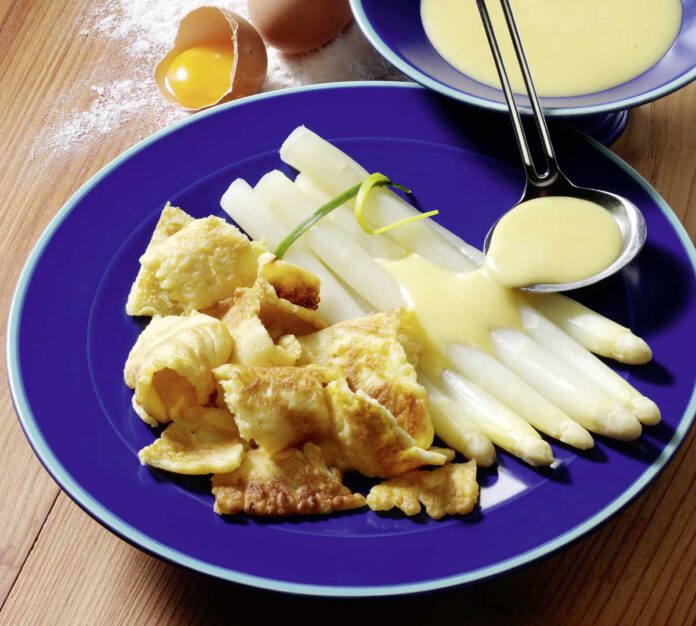 Klassiker aus Baden: Spargel mit Kratzete