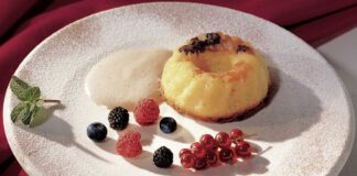 Rheinischer Pudding mit Rübenkraut-Zabaione