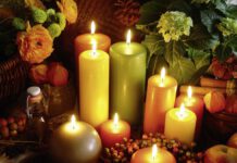 Kerzenschein für Herbst-Gefühle