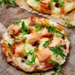 Alaska Wildlachs-Pizza