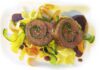 Gekräuterte Rinderroulade mit Gemüse-Papardelle