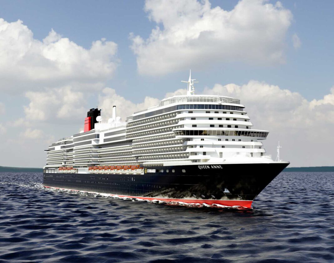 Cunards neues Flottenmitglied Queen Anne sticht in See