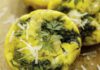 Herzhafte Low-Carb-Chia-Muffins mit Gemüse-Obst-Chia-Smoothie