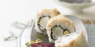 Sushi-Rezept mit Räucherlachs und Heilbutt aus Norwegen