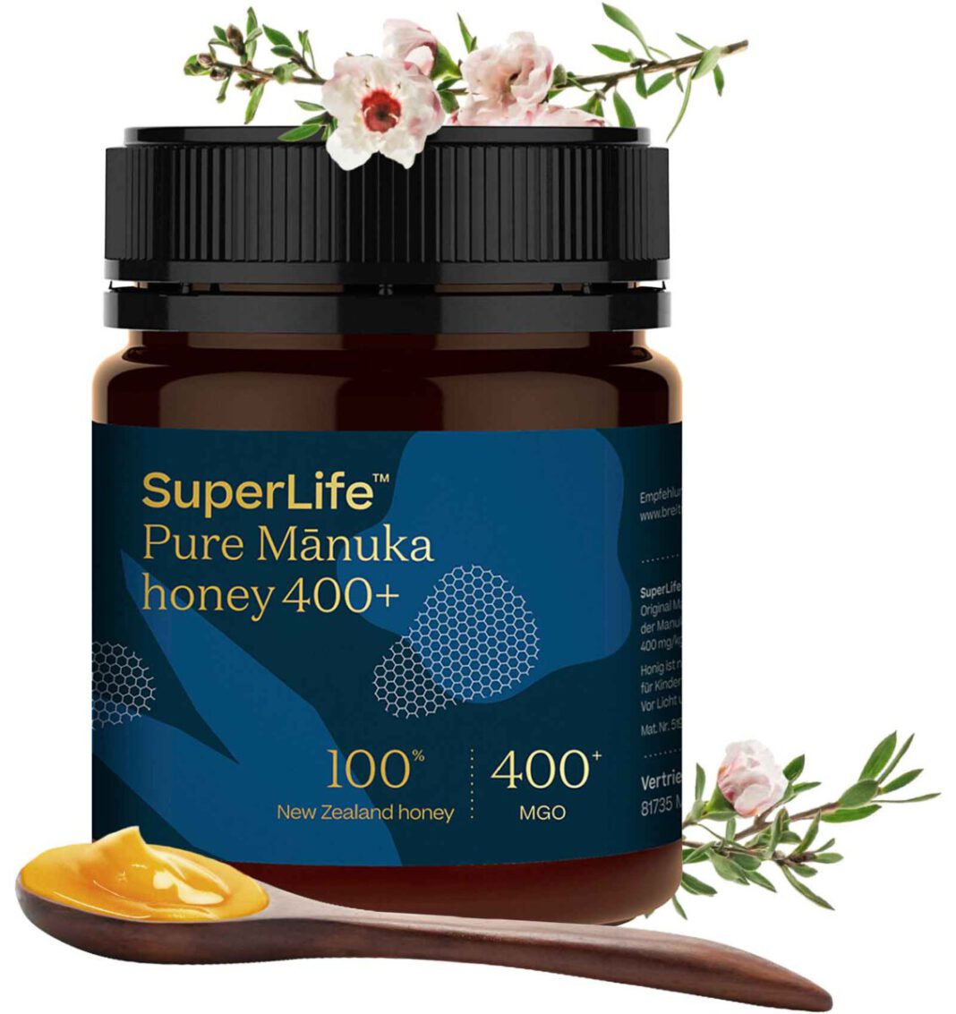 Mitmachen & gewinnen: wir verlosen 8 x 1 Breitsamer SuperLife TM Manuka-Honig MGO 400+