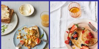 Veganer Osterbrunch: Scrambled Tofu und Apfel-Pfannkuchen