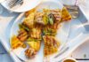 Gegrillte Geflügel-Ananas-Spieße