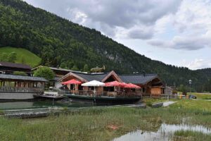 am Pillersee in Tirol: Restaurant Forellenranch
