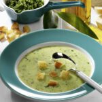 Rahmsuppe mit Bärlauch-Pesto