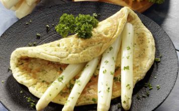Spargel-Omelette