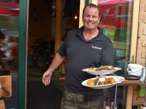 Alex Massinger am Pillersee in Tirol: Restaurant Forellenranch