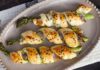 Blätterteigstangen mit grünem Spargel und Schwarzwälder Schinken, foto Schwarzwälder Schinken