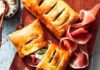 Blätterteigtaschen mit Spargel, Käse und Parmaschinken, foto Cons.Parma