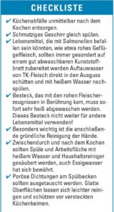 Keime: Die Gefahr aus der Küche